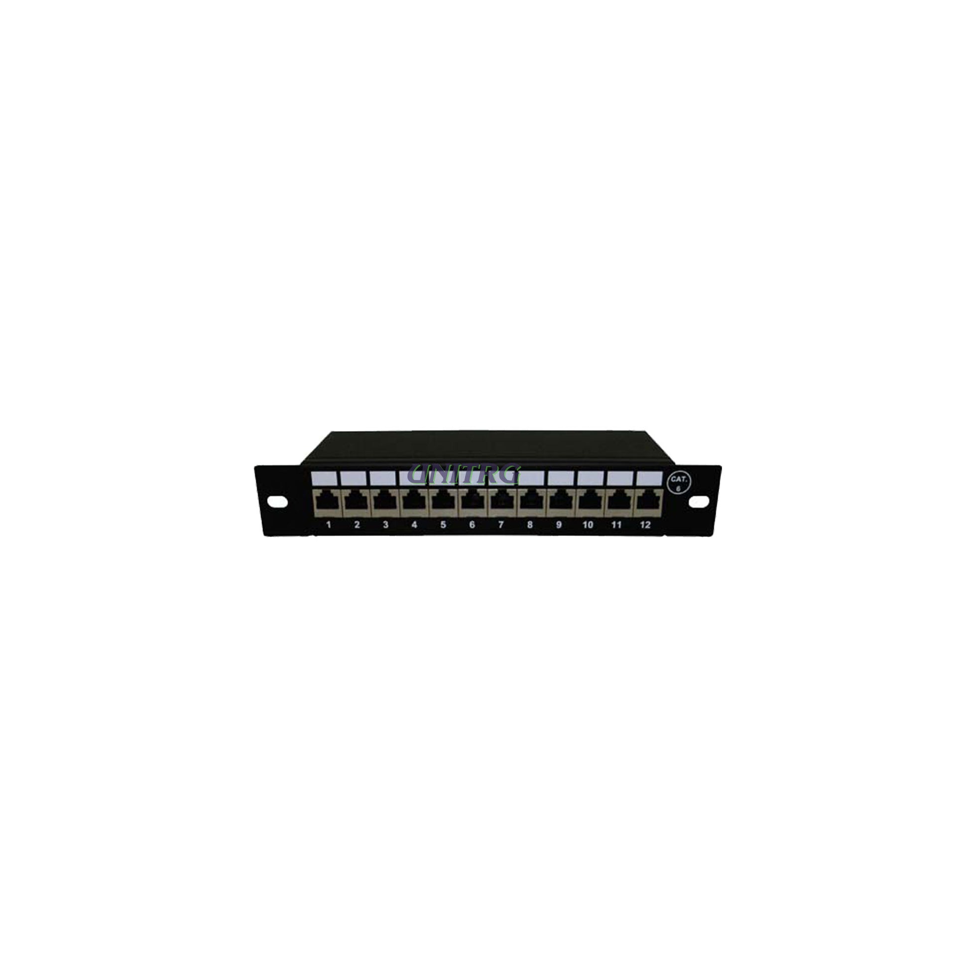 Patch panel 12port 1U 10'' UTP Cat5e