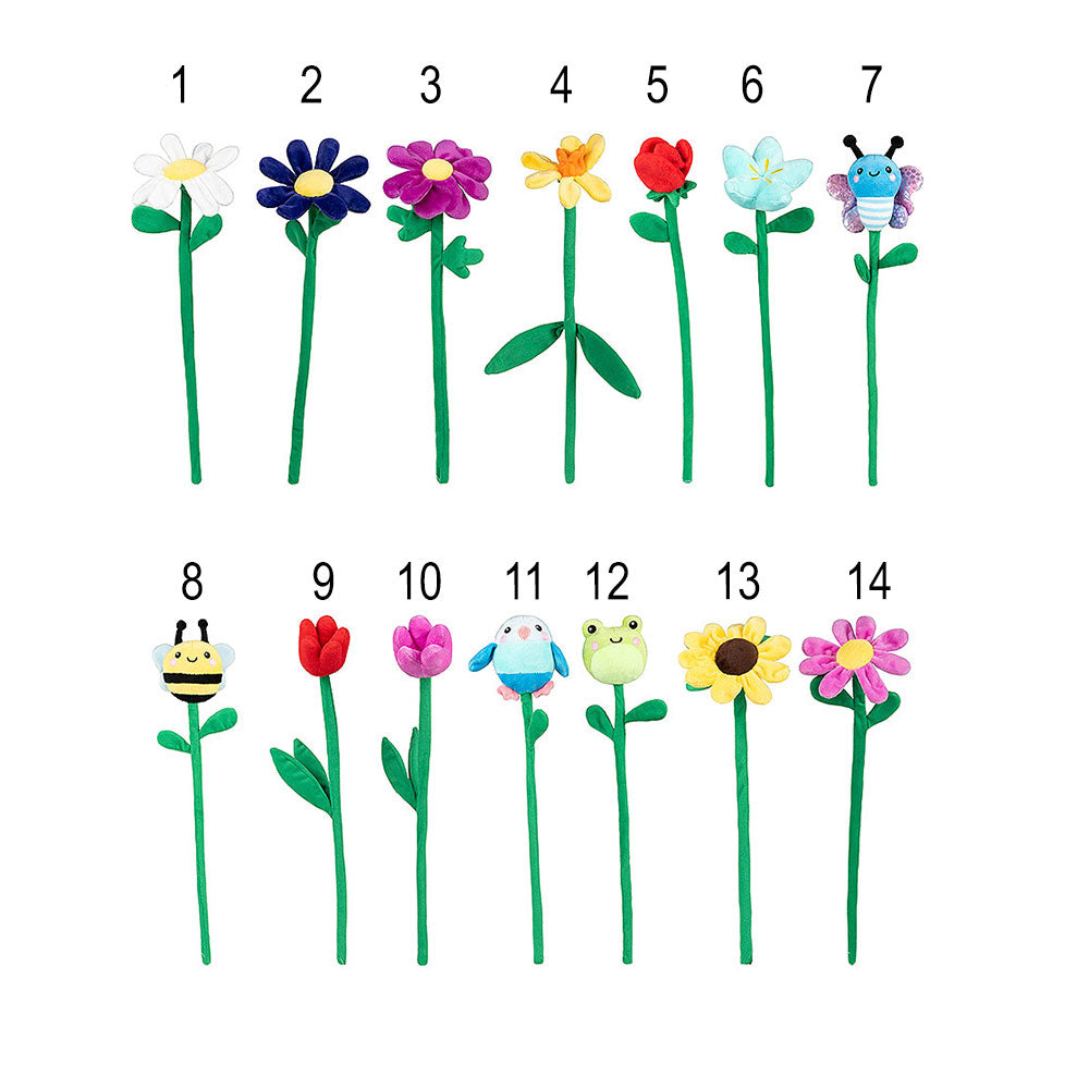 Plišani cvijet i kukci – 14 modela, visina 30 cm Model 13