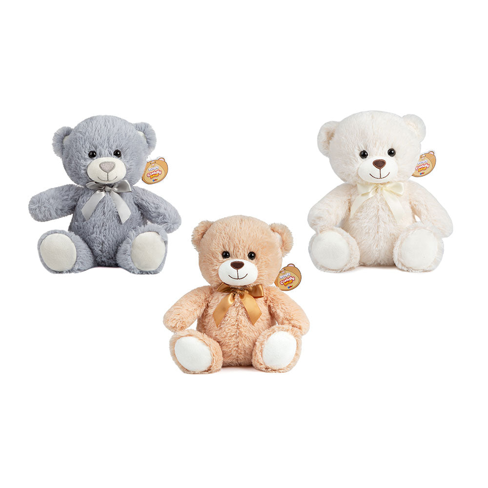 Plišani medo Cuddly Bear – nježna plišana igračka za bebe i djecu Siva