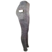 Ženske Tajice PO-15693 - Siva / Crna / XL KP15693