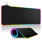 Osvijetljena gaming podloga za miš - Crna XL KP30682