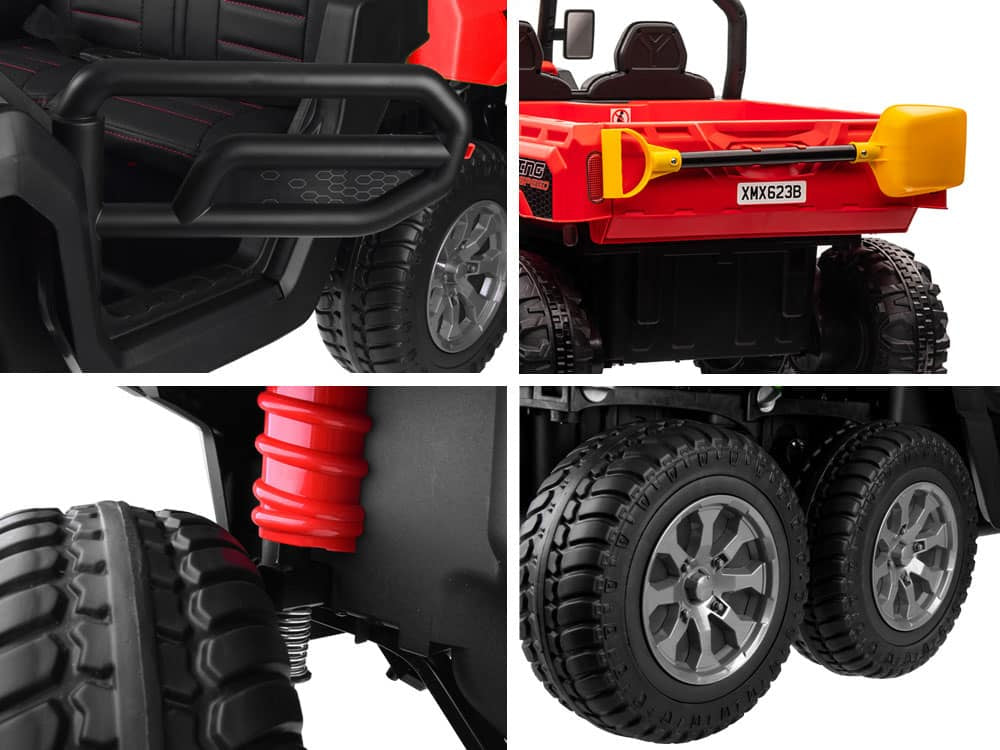 Farmer Truck dvosjed 4×6 red