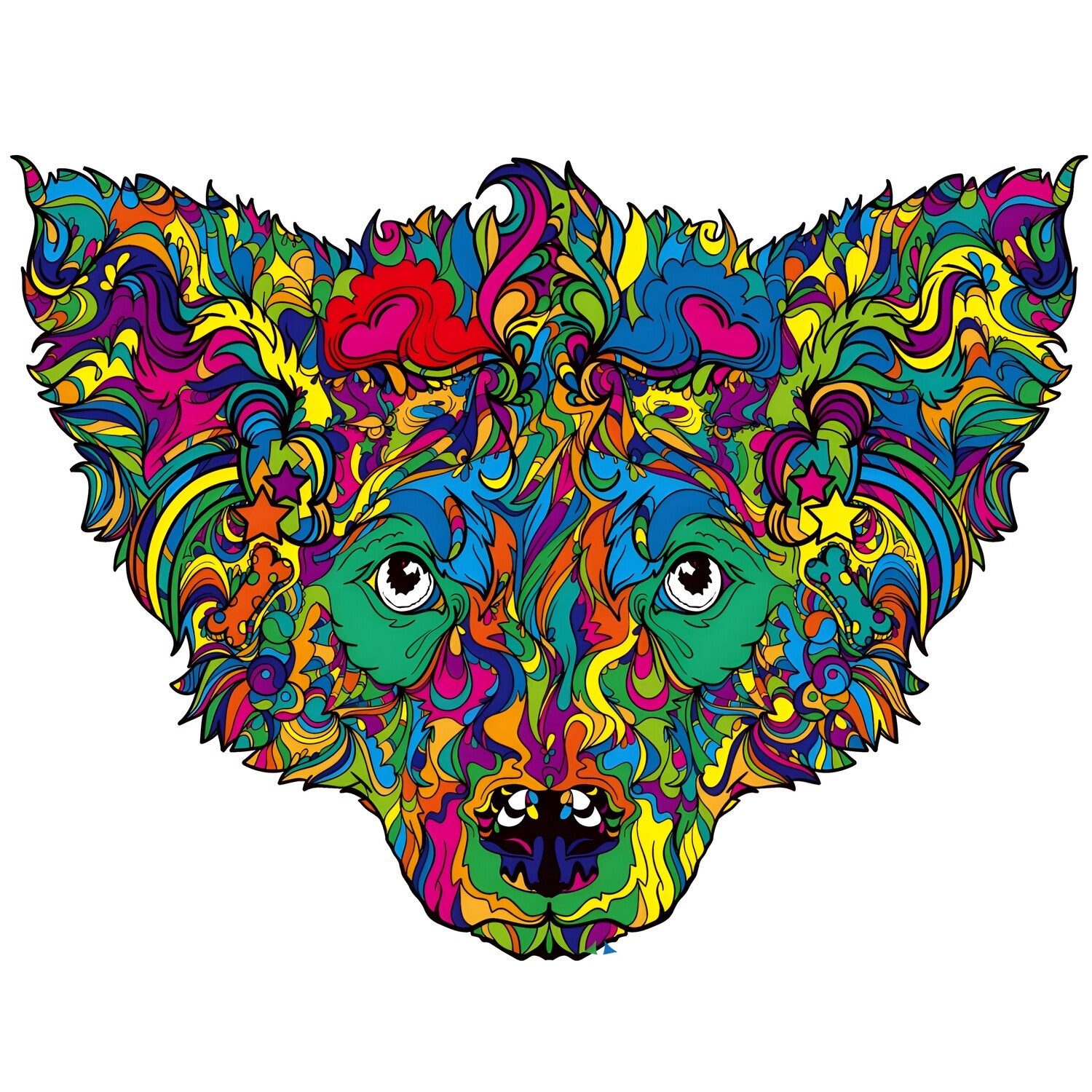 Drvene puzzle - Poodle / S KP21948