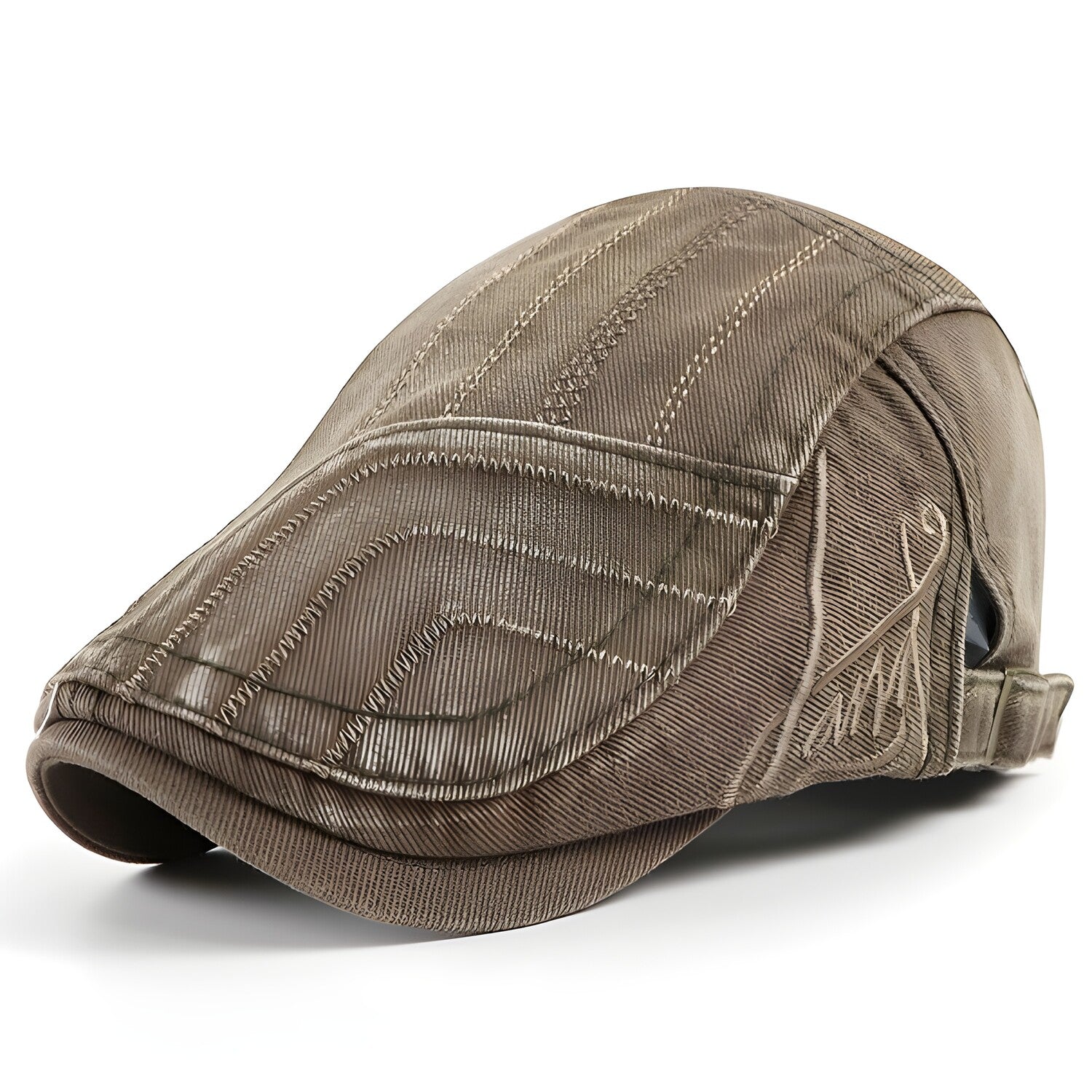 Muška beretka PO-26038 - Smeđa KP26038