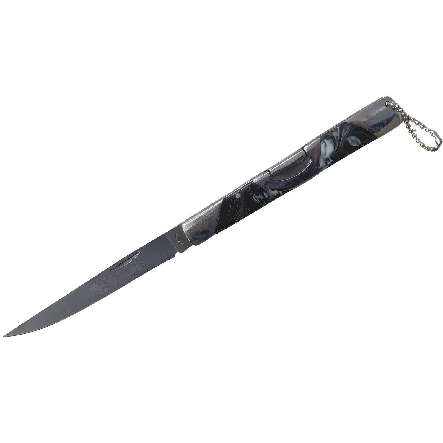 Vanjski sklopivi nož CO-18254 - 24 / 13cm / Crna / Bijela KP18254