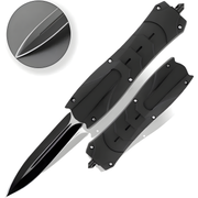Outdoorovski opružni nož SL - 40333 - Crna KP40333