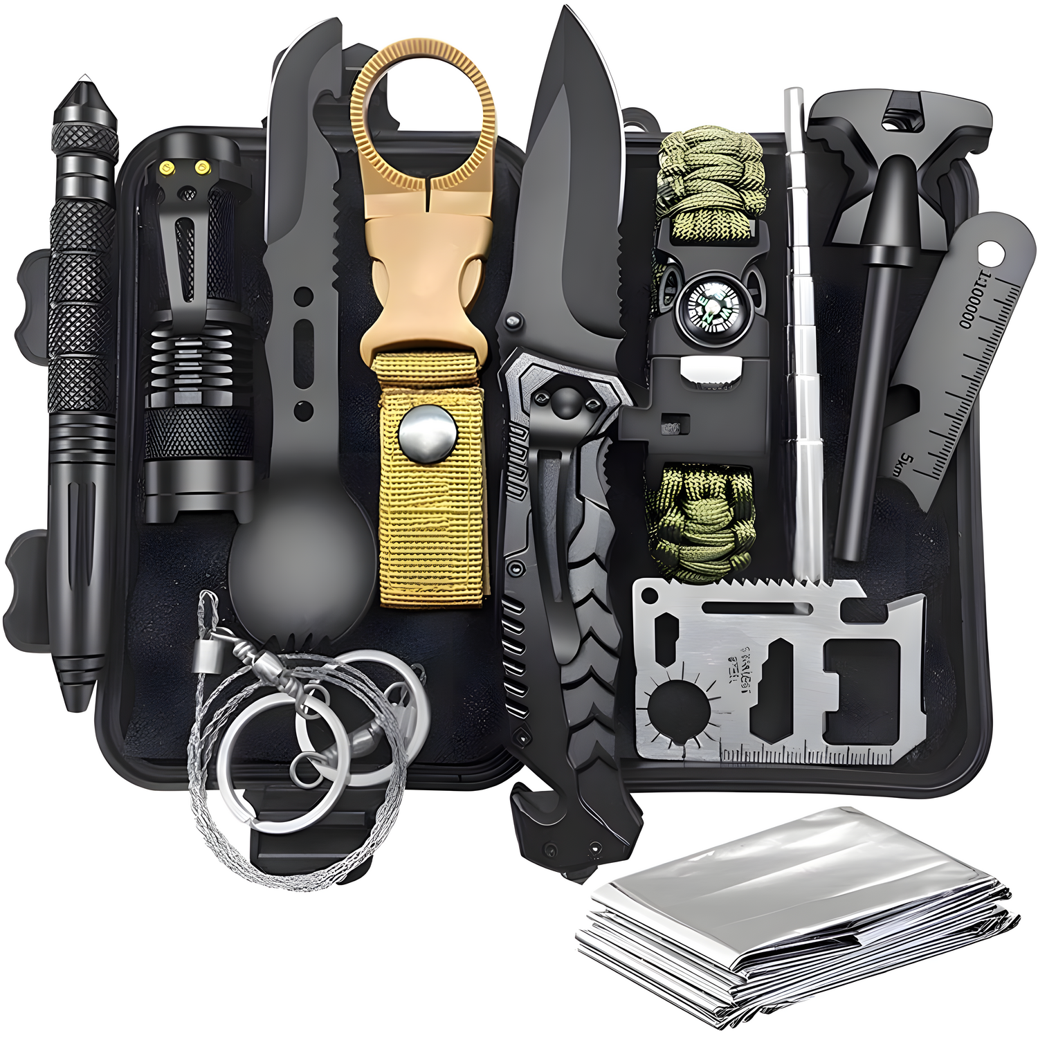 Survival Kit STS004 - Crna KP40380