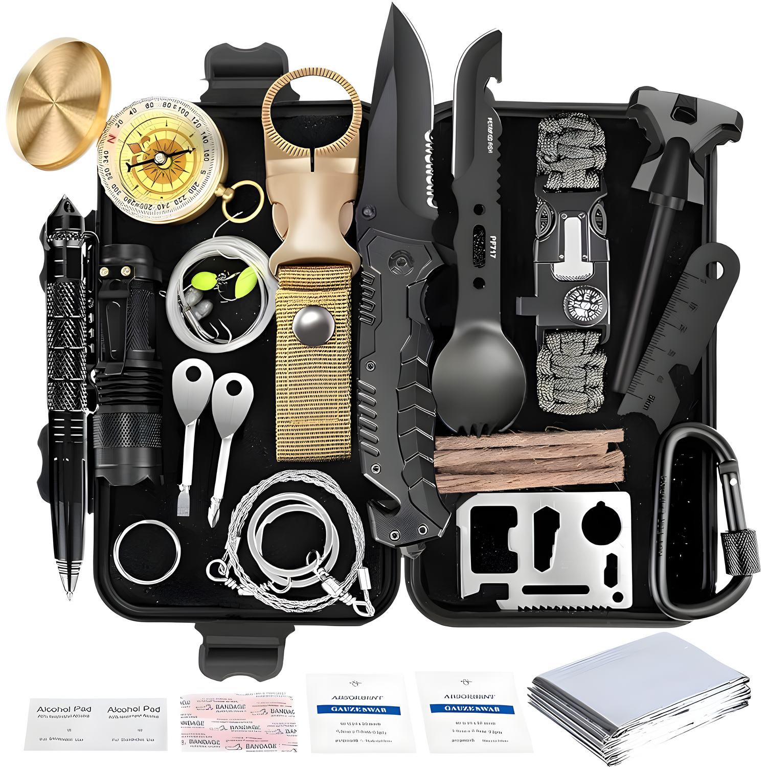 Survival Kit STS006 - Crna KP40382