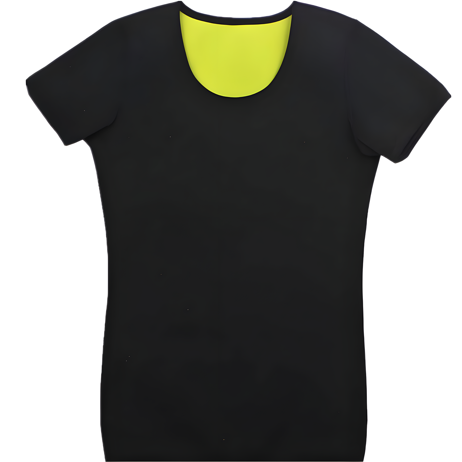 Ženska Neoprenska Fitness Majica FS - 40451 - Crna / Žuta / XXL KP40451