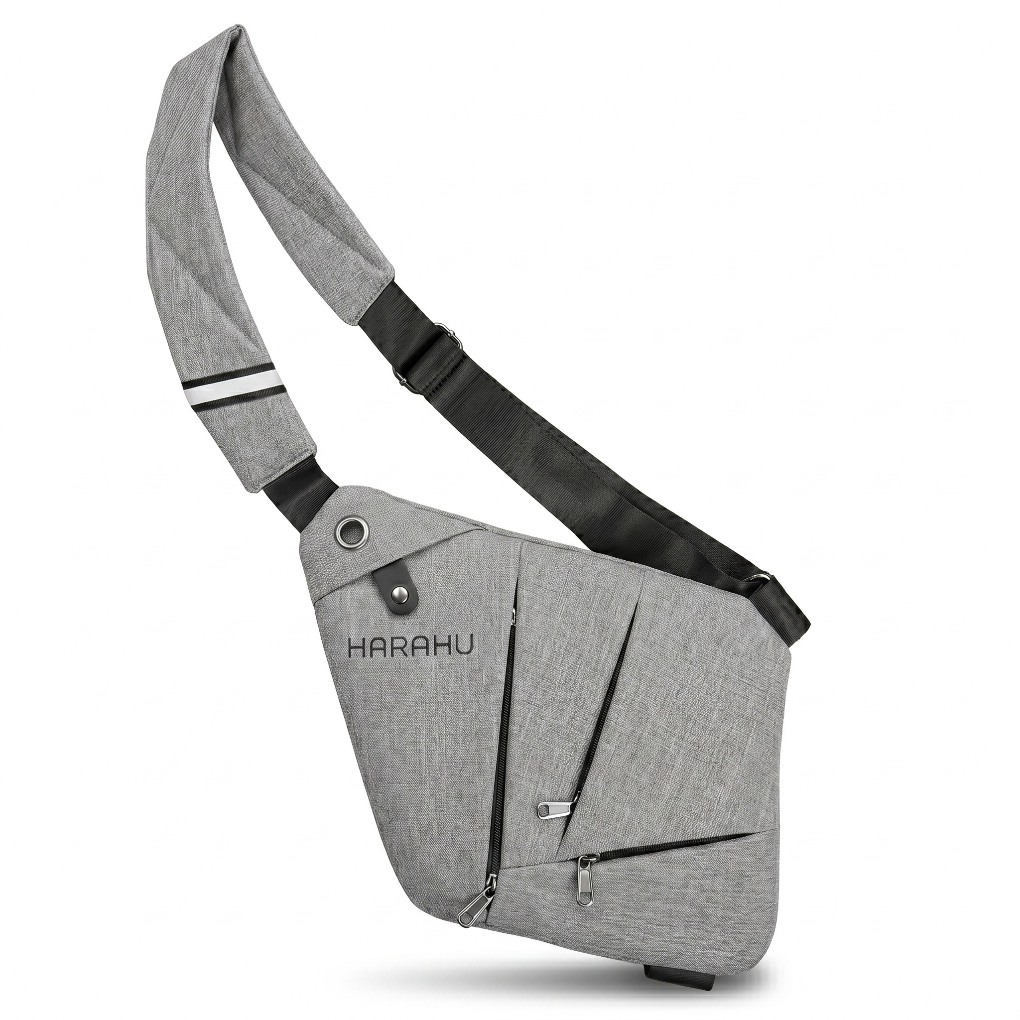Muška Crossbody Torba HARAHU Pulse - Siva KP40322