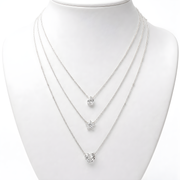 Ogrlica BC-42108 - Srebrna KP42108