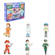 Dječje drvene puzzle - Karakter KP22045