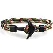Narukvica Rope Anchor - Zelena / Smeđa KP33445