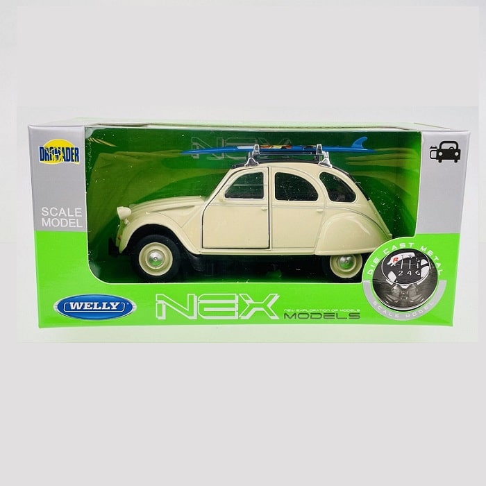 Citroen 2CV beige 1:34