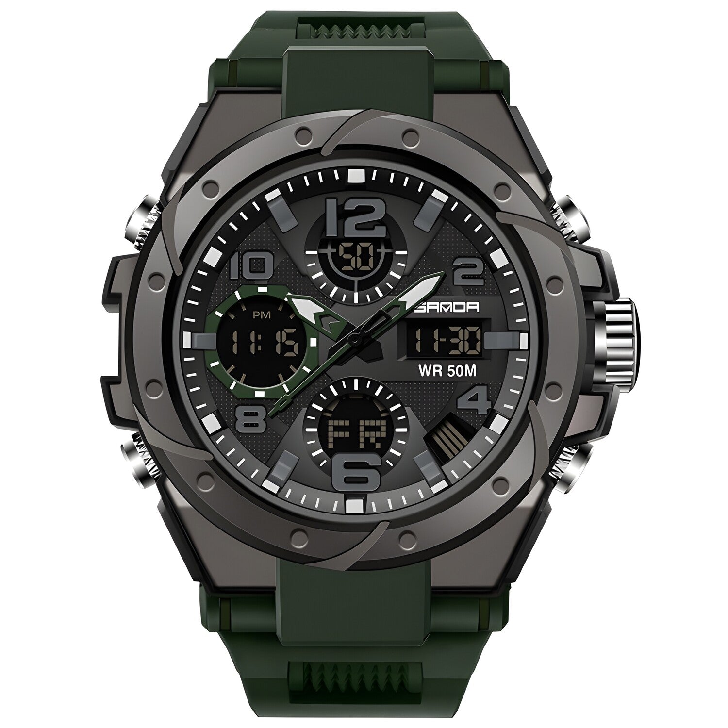 Sat SANDA TO-14290 - Zelena / Crna KP14290