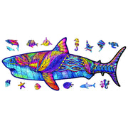 Drvene puzzle - Shark / M KP21843