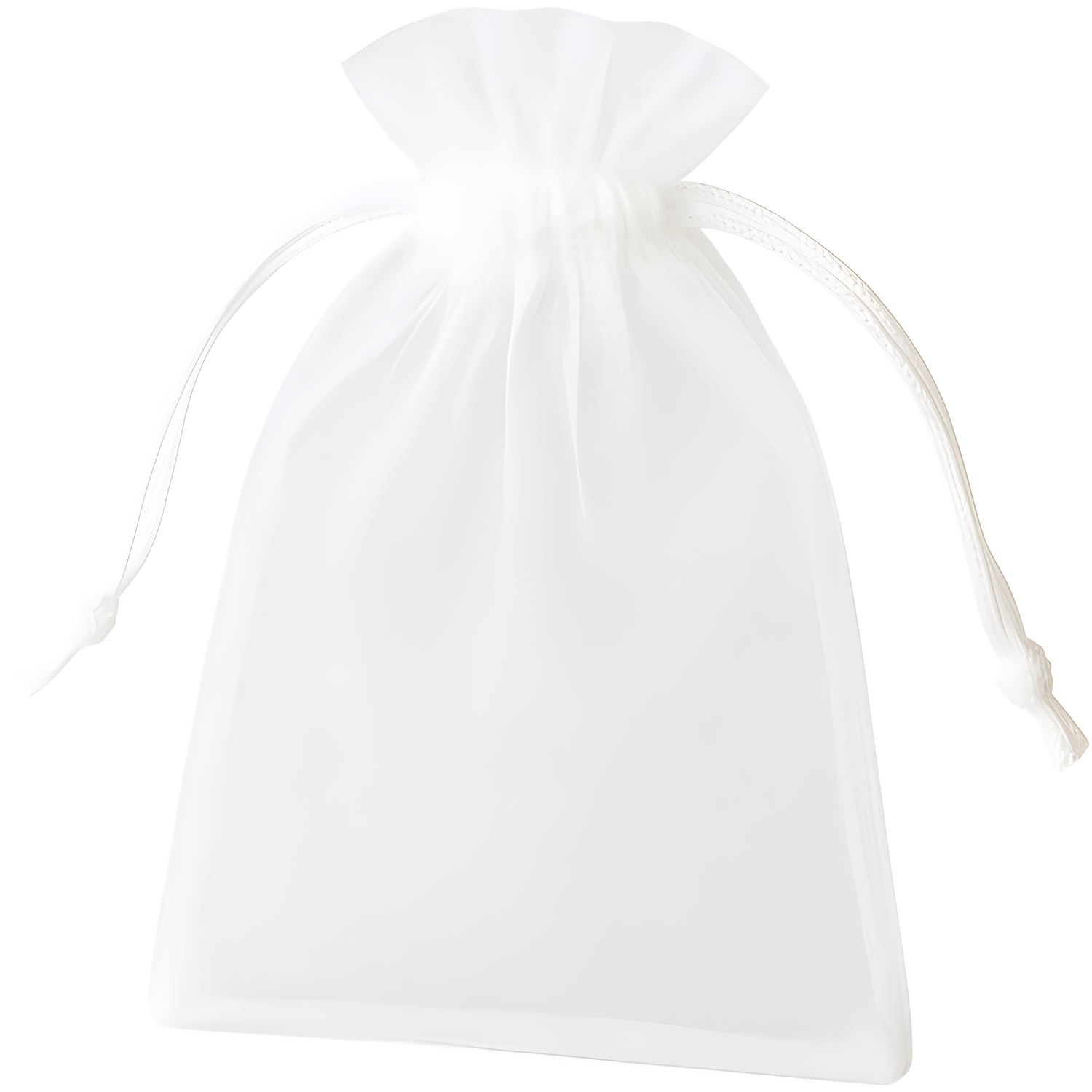 Poklon organza vrećica - Bijela / 7x9cm / 10kom KP38483