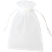 Poklon organza vrećica - Bijela / 7x9cm / 10kom KP38483