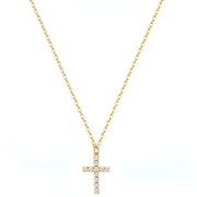 Ogrlica Small Cross - Zlatna KP29403