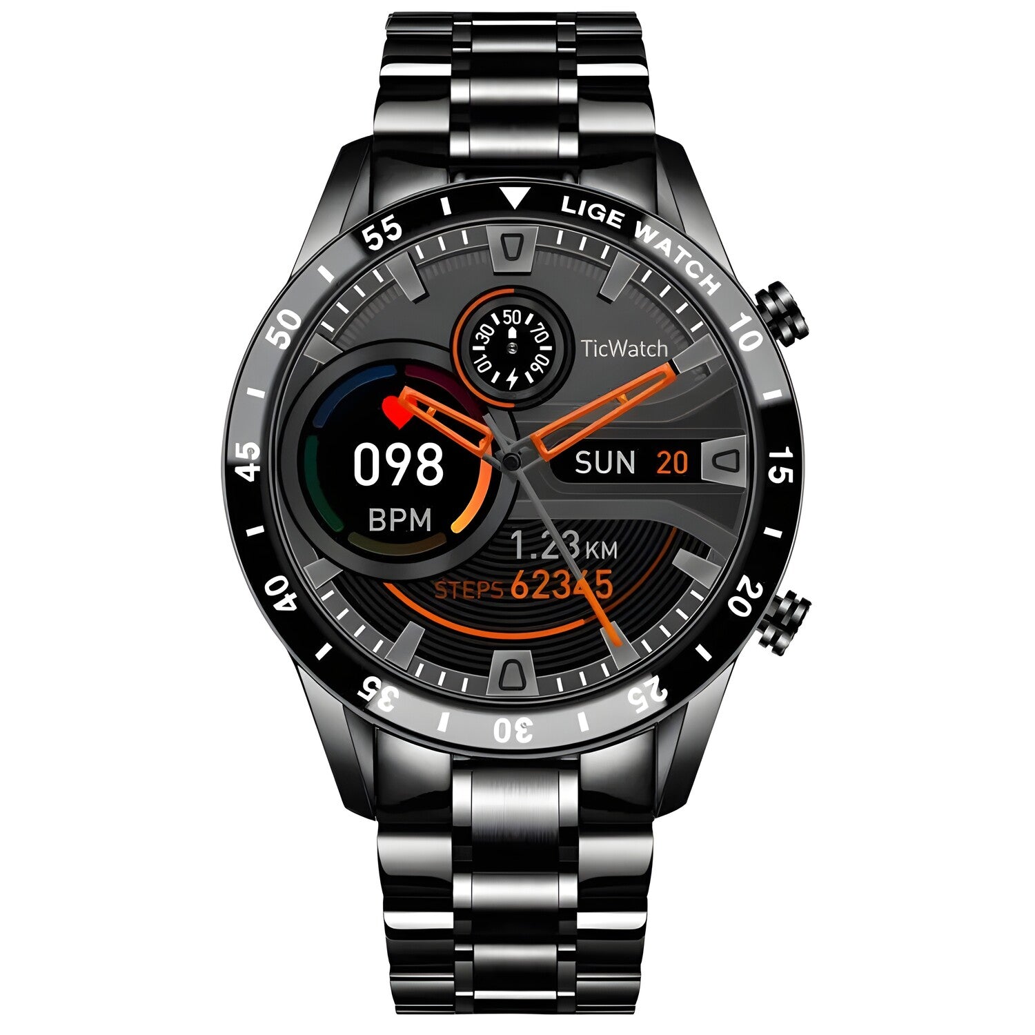 Pametni Sat LIGE LU-23958 - Crna KP23958