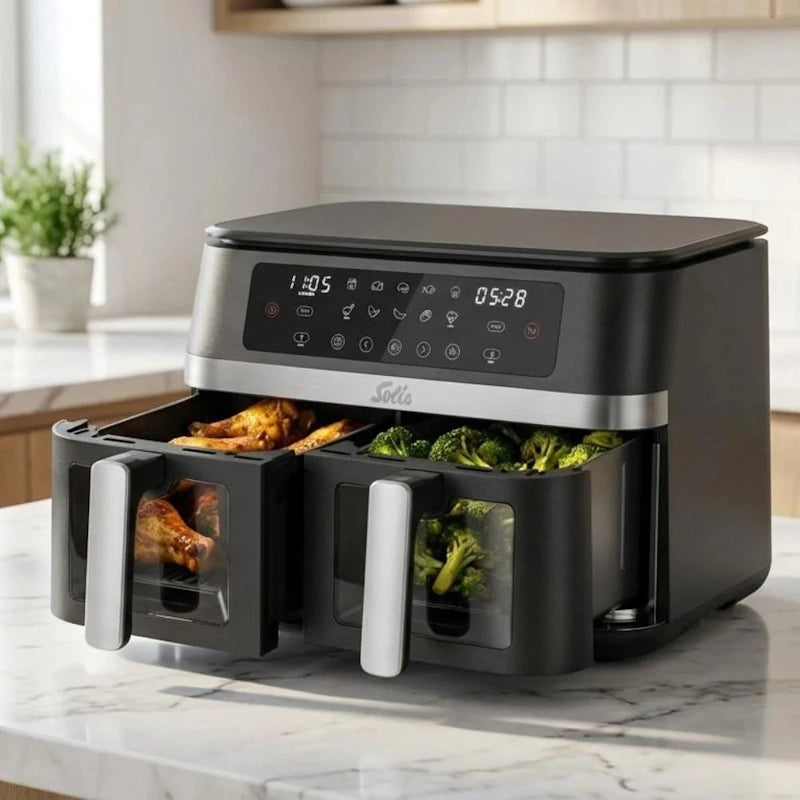 Solis Air Fryer Duo cvrtnik na vroč zrak