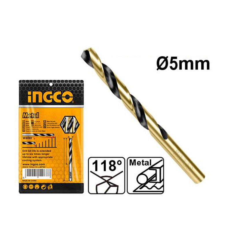 Svrdlo HSS 5mm - DBT1100503 INGCO DIN 338