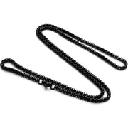 Ogrlica TA-34765 - Crna / 80cm / 3mm KP34765