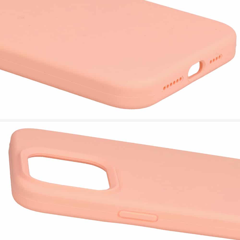 SILIKONSKA LITE MASKA ZA IPHONE 14 PRO boja breskve