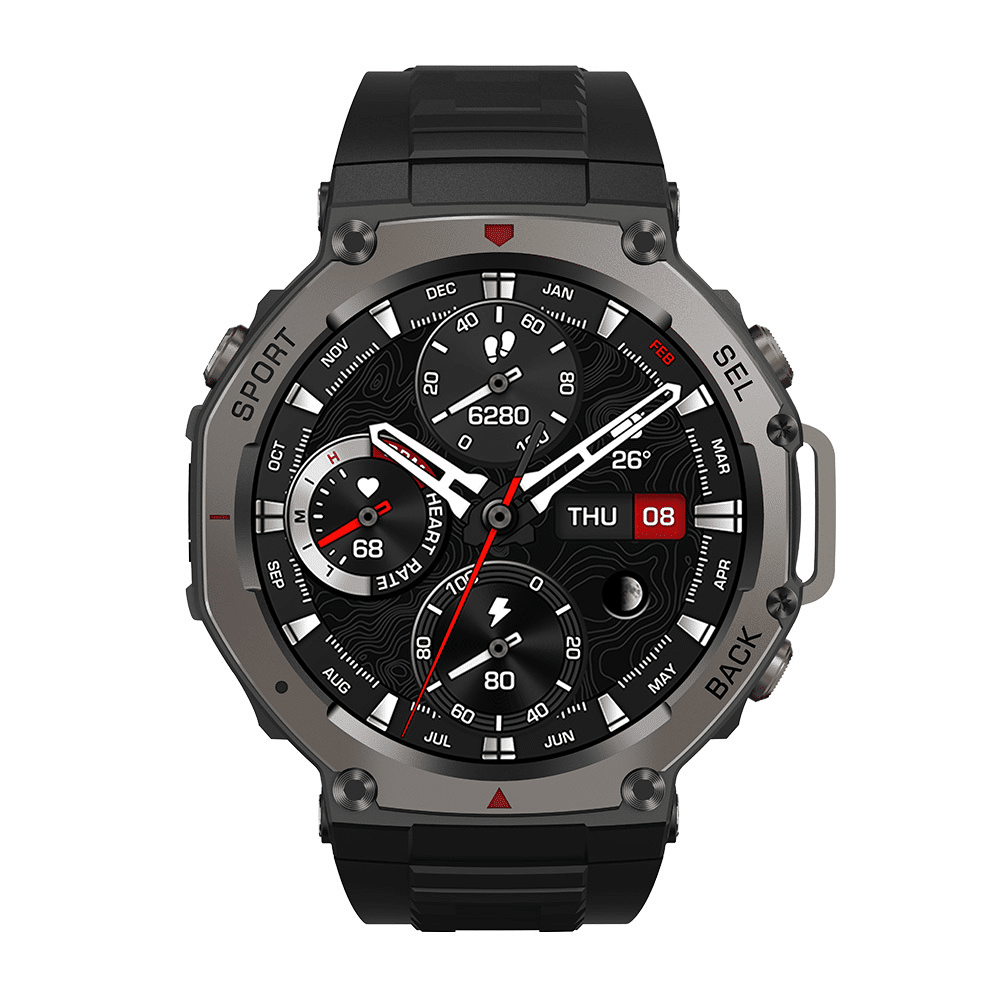Blavec Smartwatch M-04 Falcon AMOLED GPS glasovni poziv (SWM04-GP) grafit + 1 remen