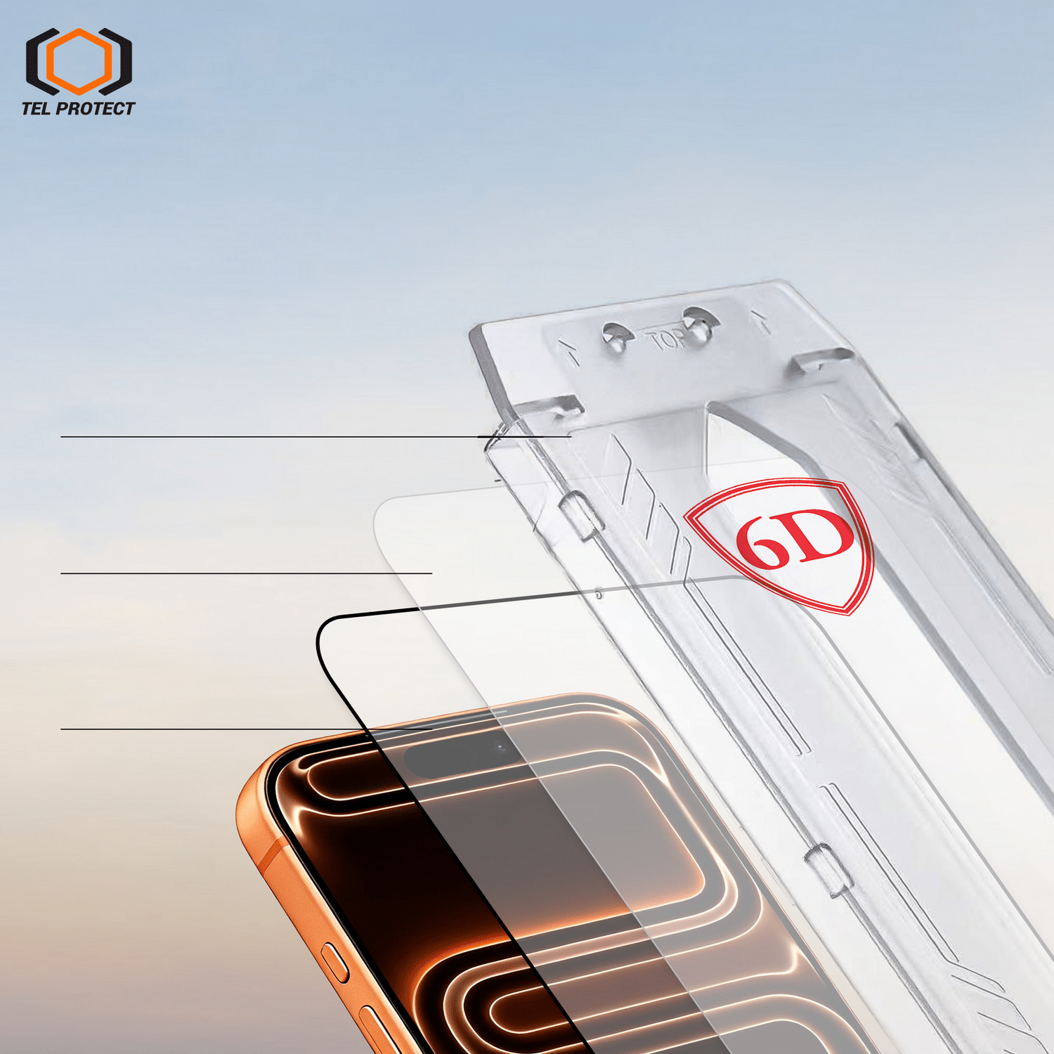 Tel Protect Dust-Free Easy Fit Full Glue 6D kaljeno staklo za Samsung Galaxy A16/A17 4G/5G crno - 2 kom.