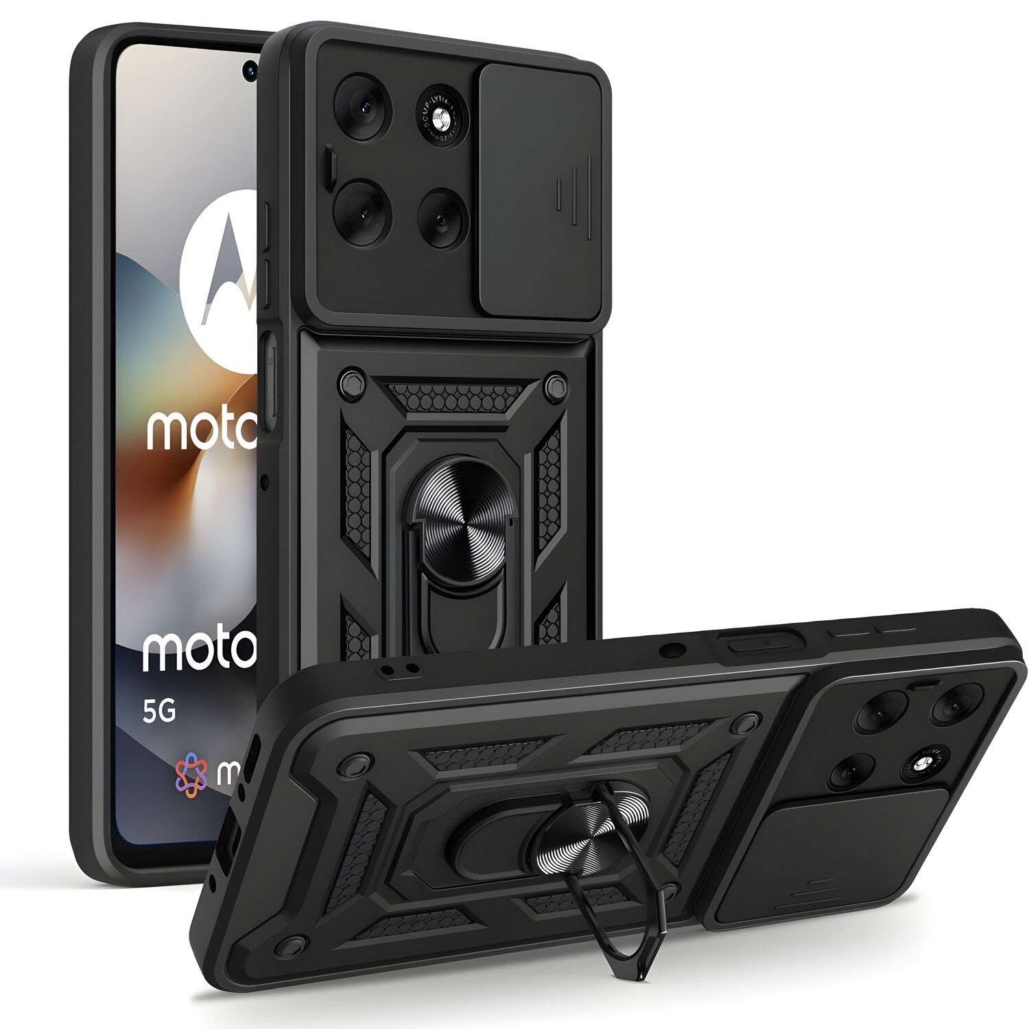 Tech-Protect CamShield Pro futrola za Motorola Moto G56 5G - Crna KP39750