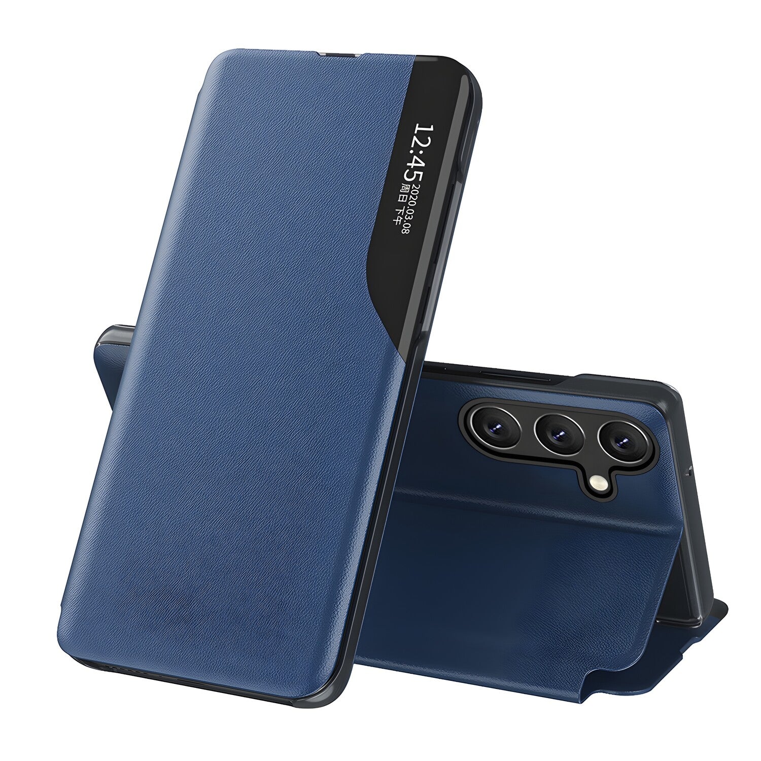 Elegantna knjižna futrola View Case za Samsung Galaxy S25 Plus - Plava KP39797