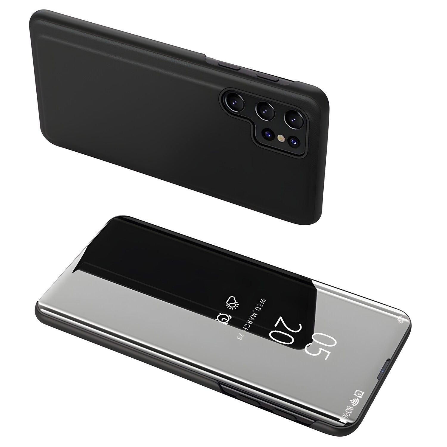 Futrola Clear View za Samsung Galaxy S25 Plus - Crna KP39803