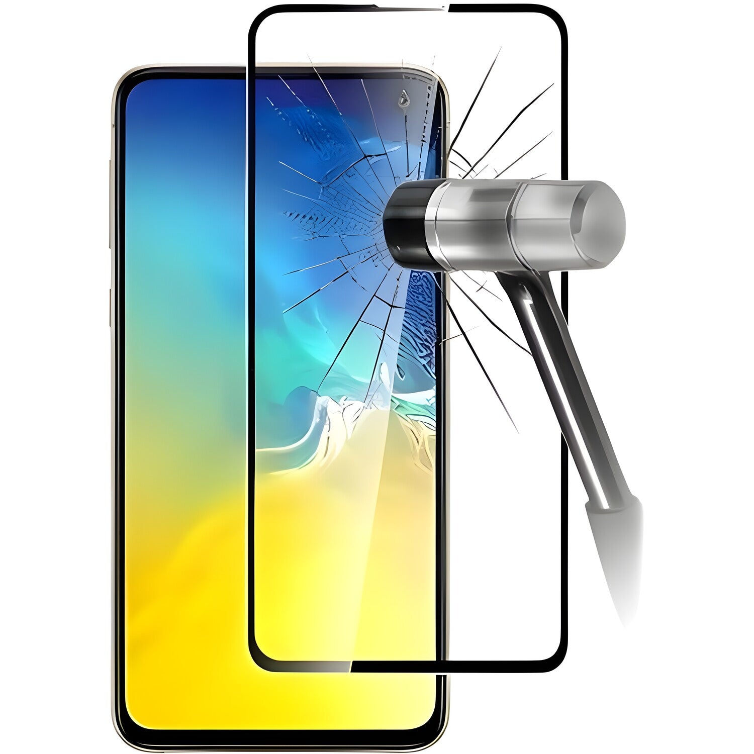 Zaštitno staklo Tempered Glass Premium 9D Full Glue za Motorola Moto G7 - Crna KP39906