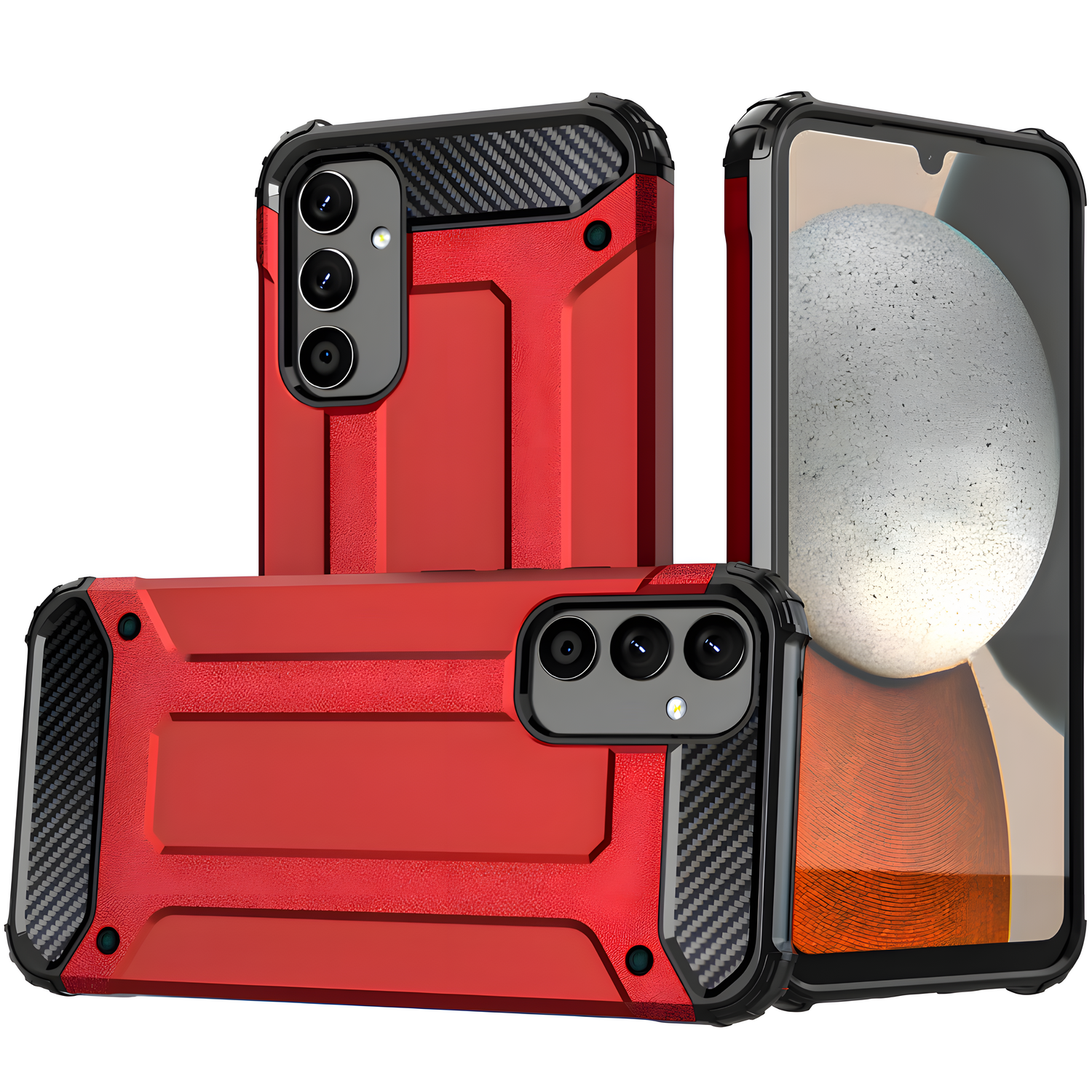 Futrola Hybrid Armor za Xiaomi Redmi Note 11/Redmi Note 11S - Crvena KP40577