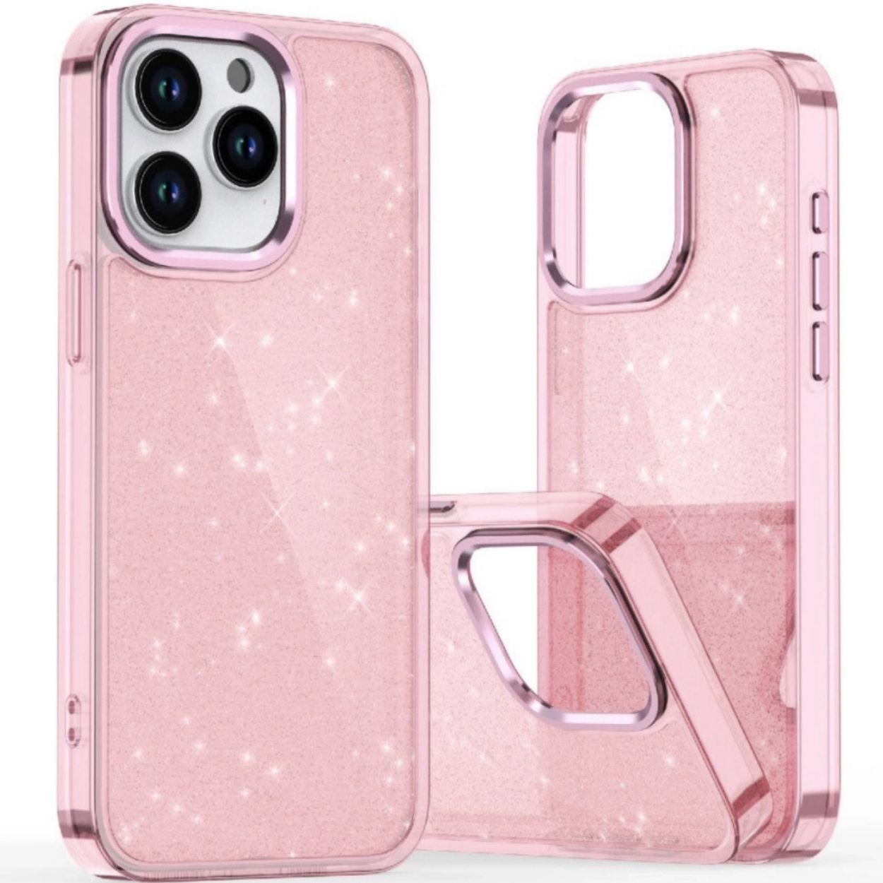 Puzdro Glitter Case za Apple iPhone 16e/iPhone 17e - Roza KP40708