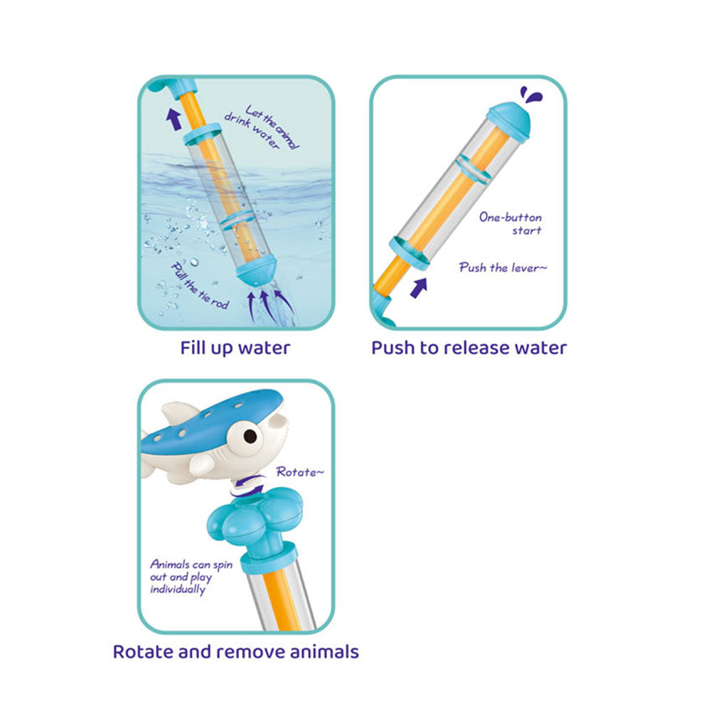 Tuba za špricanje vode Sea Animal Narančasta