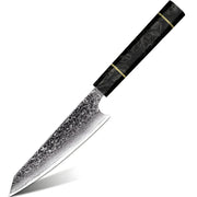 Damaskasti kuhinjski nož TS-37449 - Višenamjenski / Crna KP37449