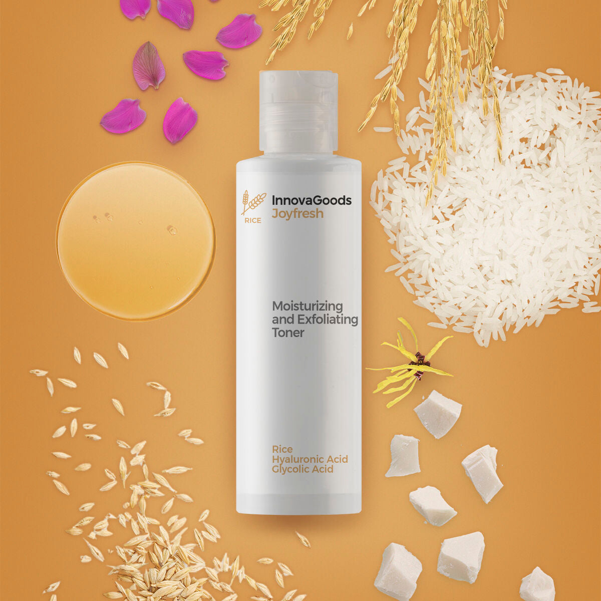 Tonik za Hidrataciju i Piling Lica Rice Joyfresh InnovaGoods 150 ml