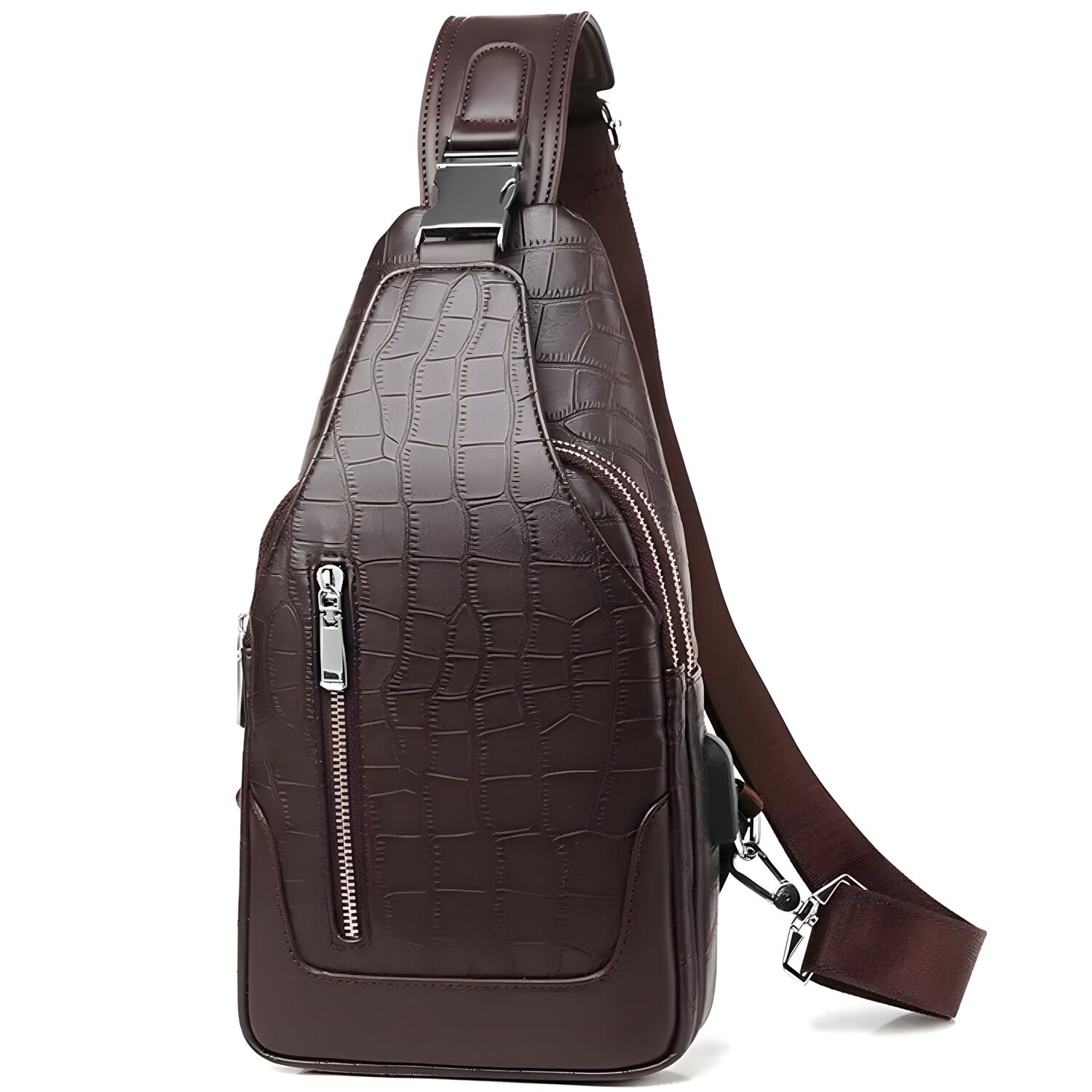 Torba za rame WEIXIER VI-35653 - Tamno smeđa KP35653