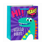 Vrećica Dino Cartoon 30 × 42 cm – 4 modela Ljubičasta