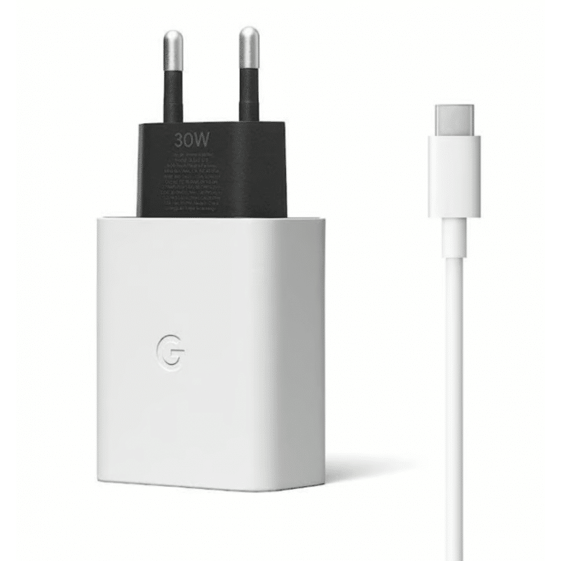 Google originalni zidni punjač 30W 3A 1 x USB-C s USB-C kabelom bijeli GA02275-EU