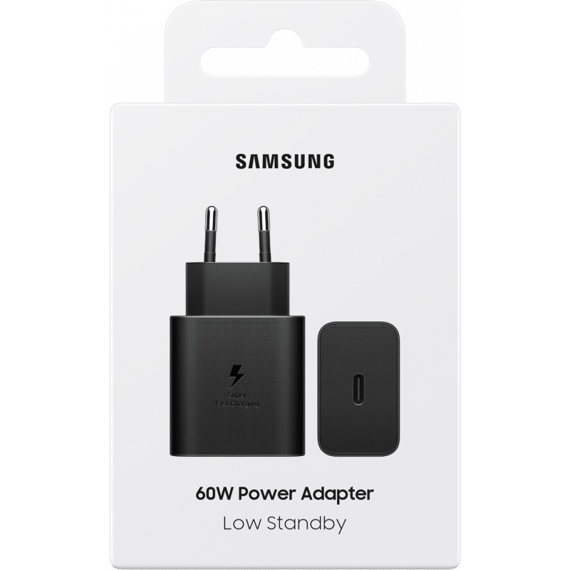 Samsung originalni zidni punjač 60W 1 x USB-C crni EP-T6010NBEGWW
