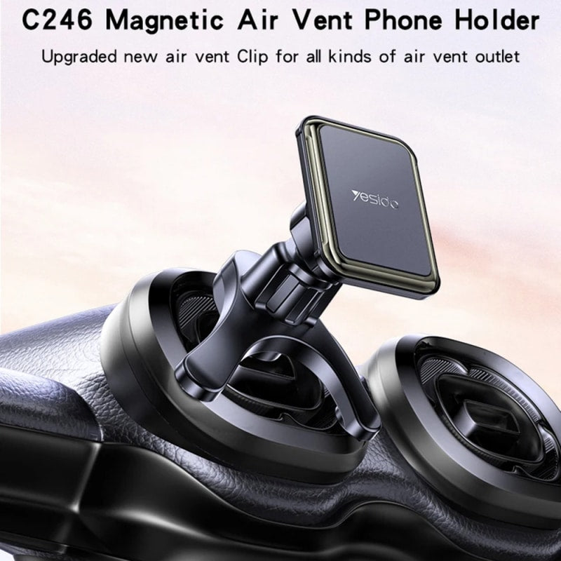 Magnetski držač za auto Yesido C246 univerzalni crni