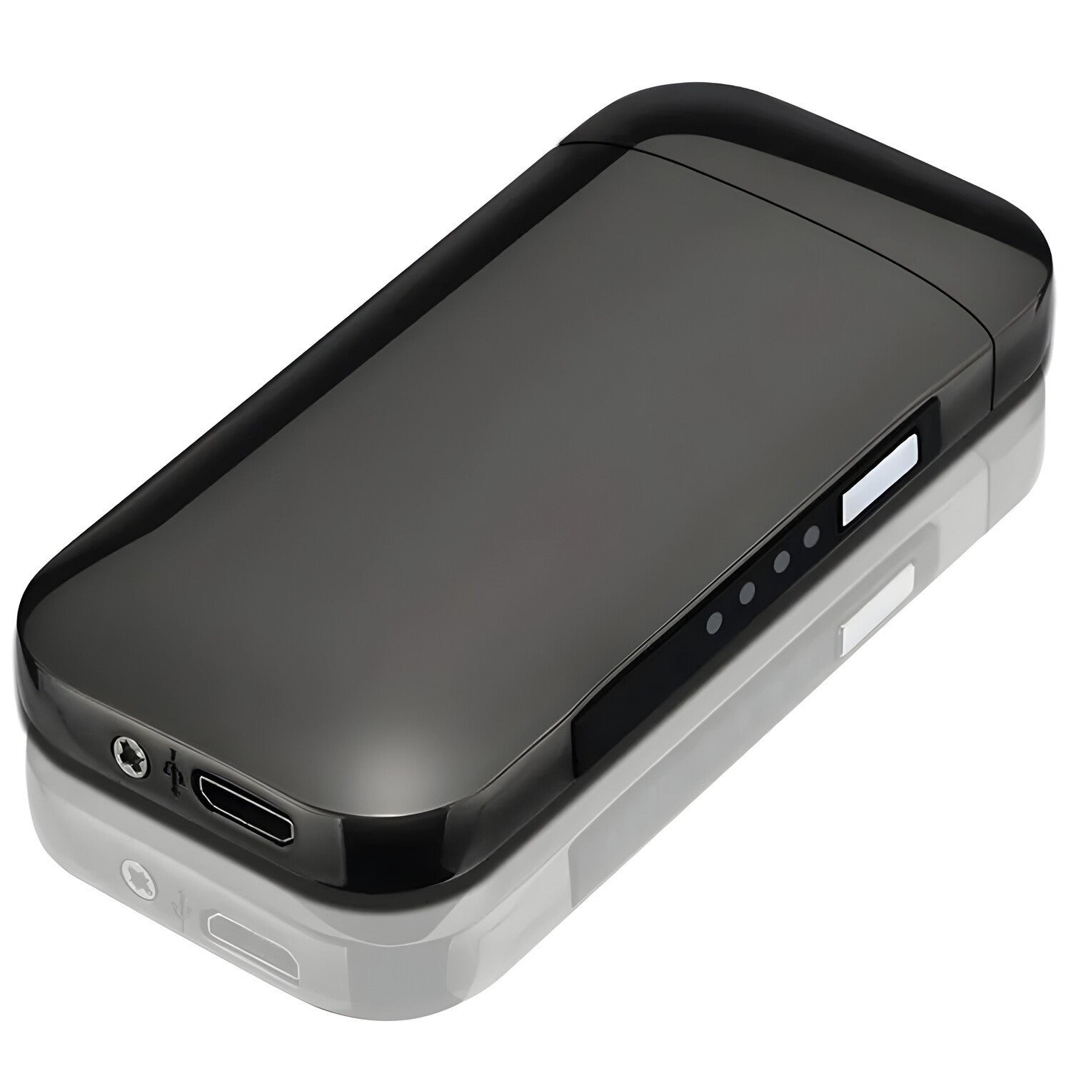 Električni upaljač s USB punjenjem SH-25702 - Crna / Sjajna KP25702