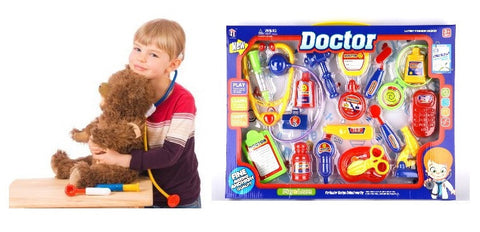 Dječji 19-dijelni set igračaka u obliku opreme za doktora, dostava besplatna